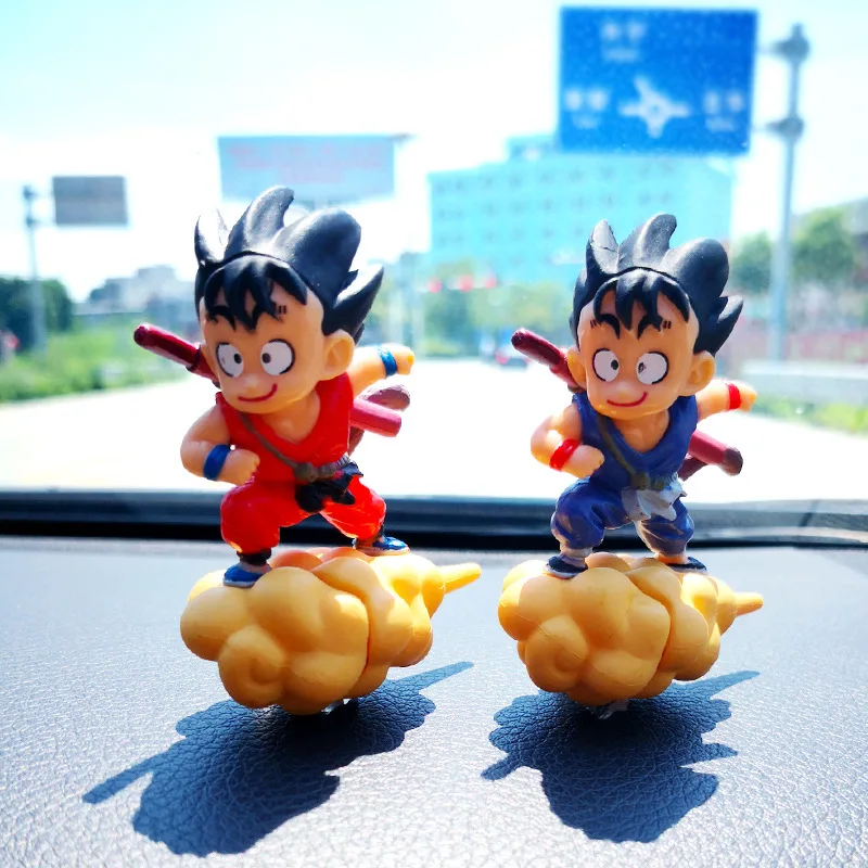 Летающий DRAGON BALL Z Автомобильные украшения окна Сон Гоку лобовое стекло 3D наклейки милые куклы приборной панели игрушки Авто интерьерные украшения