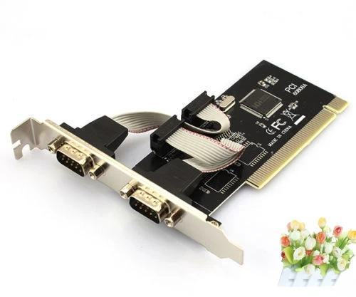 Win 7 VISTA XP FO с CD-драйвером DB9 разъемы последовательного порта PCI на 2 s COM 9-контактный