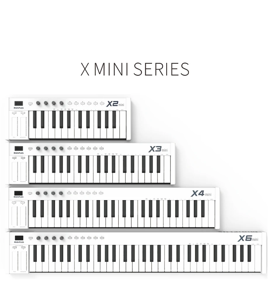 MIDIPLUS X4mini 49-ключ USB клавиатура MIDI контроллер Профессиональный альт саксофон музыкальные инструменты металлический чехол портативная клавиатура