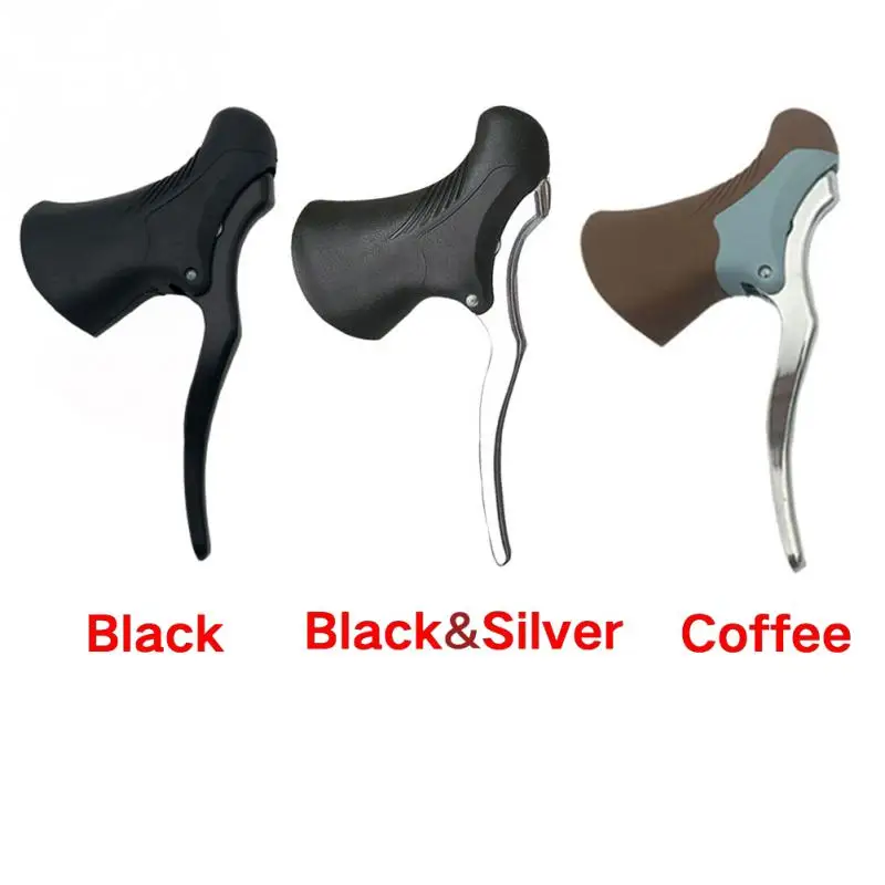 2PCS Bicycle Brake Crank Lightweight Road Bike Aluminium Alloy Sport Fixie Handle brake Lever Transmission | Спорт и развлечения