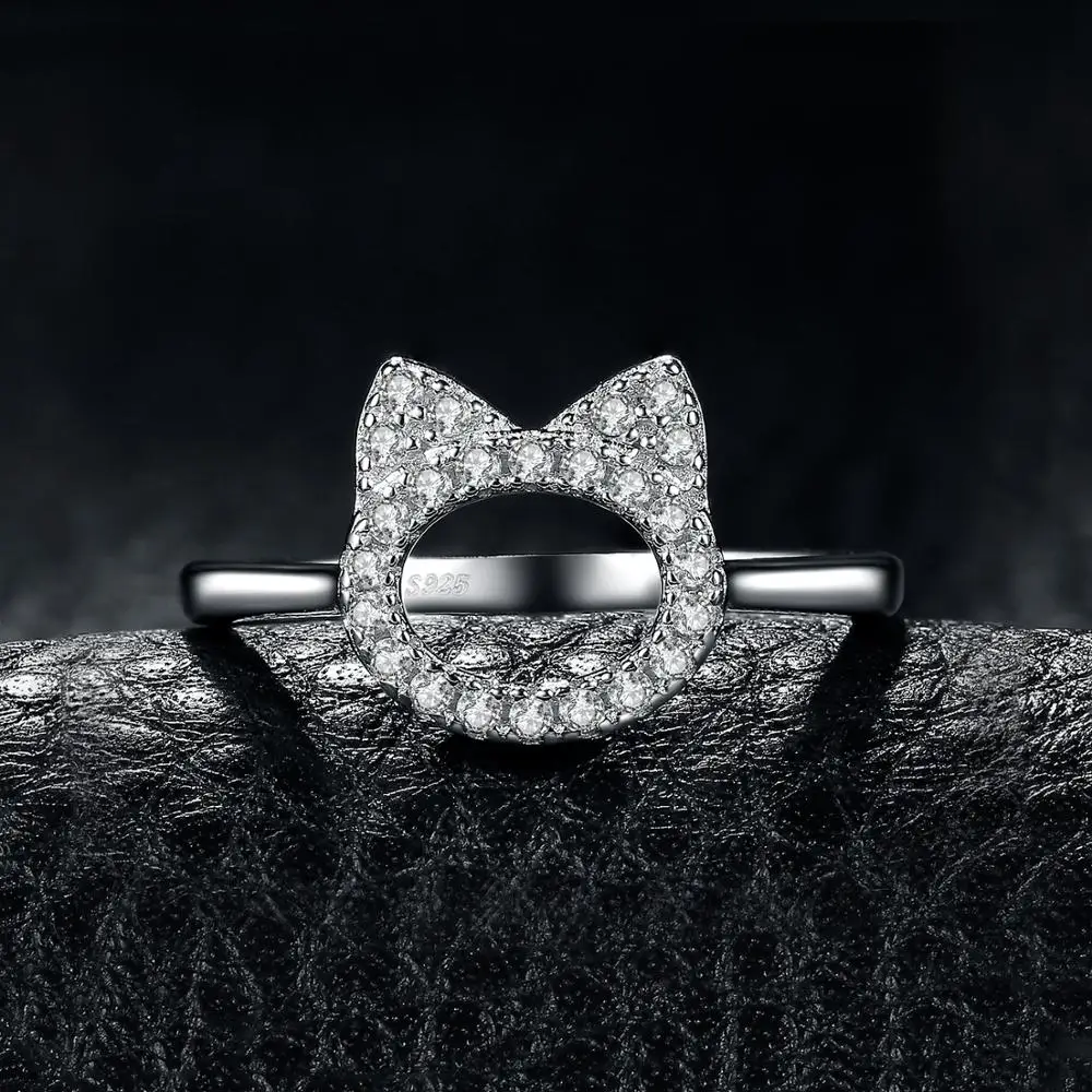 JewelryPalace кота любимчика любовь 0.2ct кубического циркония кольцо стерлингового