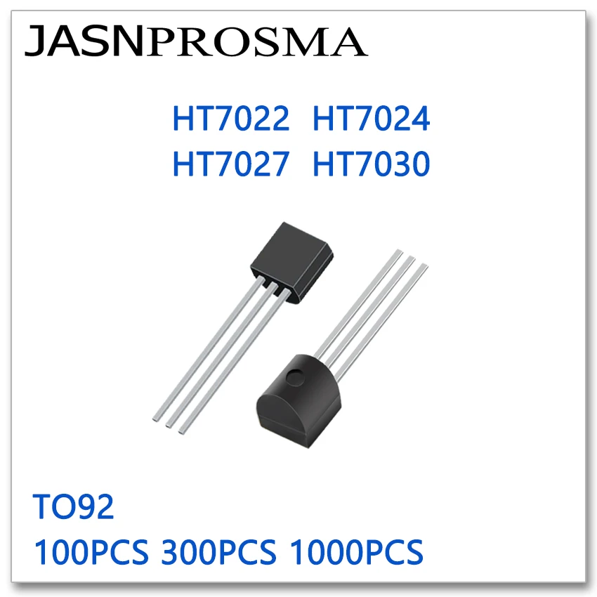 JASNPROSMA TO92 HT7022 HT7024 HT7027 HT7030 100 шт. 300 1000 Высококачественные Новые товары | Электроника