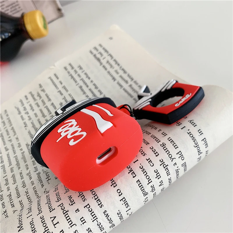 Чехол для AirPods милый чехол наушников с рисунком колы s Apple Airpods 2 Funda ремешком на