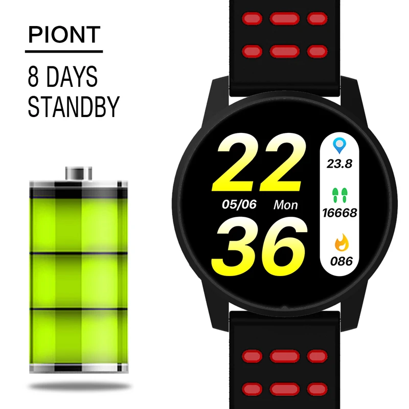 

LIGE 2019 New Smart health watch Blood Pressure Heart Rate Sport Mode waterproof Smart Bracelet Men Women fitness tracker band