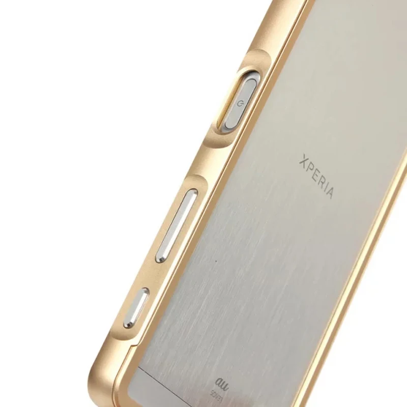 Для Sony x бампер высокое качество ультра тонкий Push Pull Металл алюминиевая рама