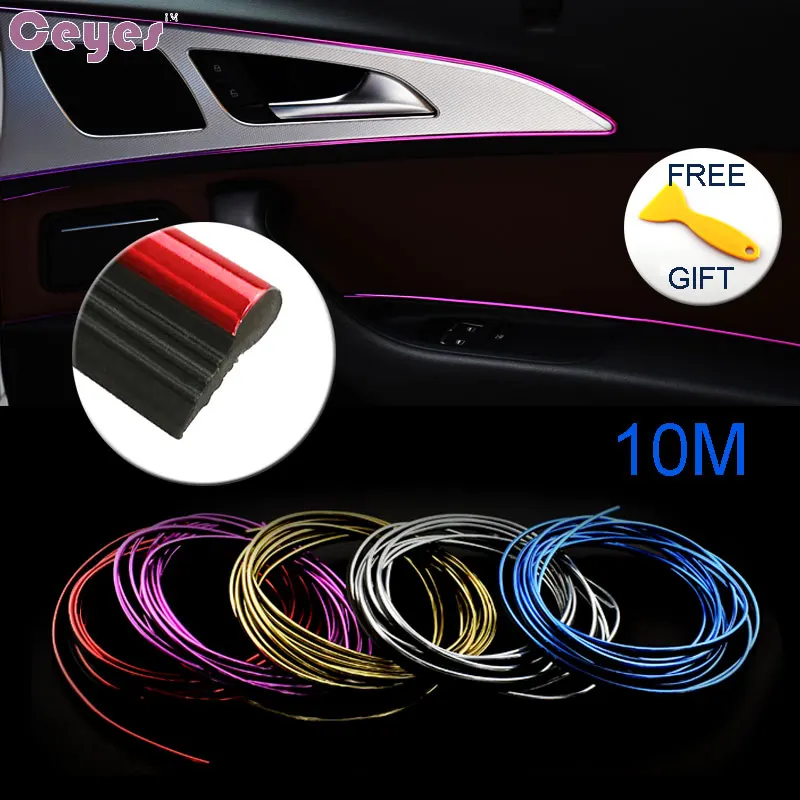 10 м DIY Автомобильный Стайлинг декоративный стикер чехол для Alfa Audi Bmw M Mitsubishi Nissan Nismo