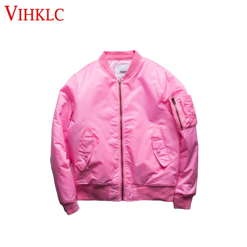 Унисекс куртка бомбер женская 2017 Весна Осень Зима Верхняя одежда пилотов хип хоп