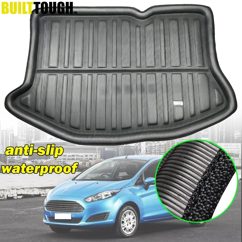 Подходит для Ford Fiesta Hatchback 2009 2017 задний багажник загрузки лайнер грузовой коврик