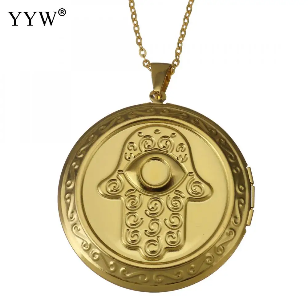 

Necklace with pendant fashion women female chain necklace trendy 17 inch Stainless Steel with 2Inch extender chain necklace