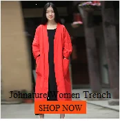 Johnature женские платья теплые халаты Зимняя Новая Винтажная теплая одежда с круглым вырезом хлопковое льняное платье 3 цвета китайский стиль халаты