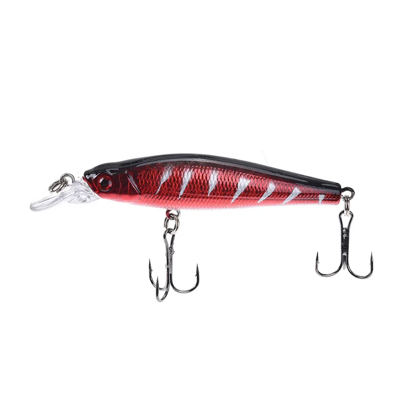 9g/8 см Пластик приманки паска Minnow Мягкая приманка для рыбы рыболовные Шад 3D Глаза