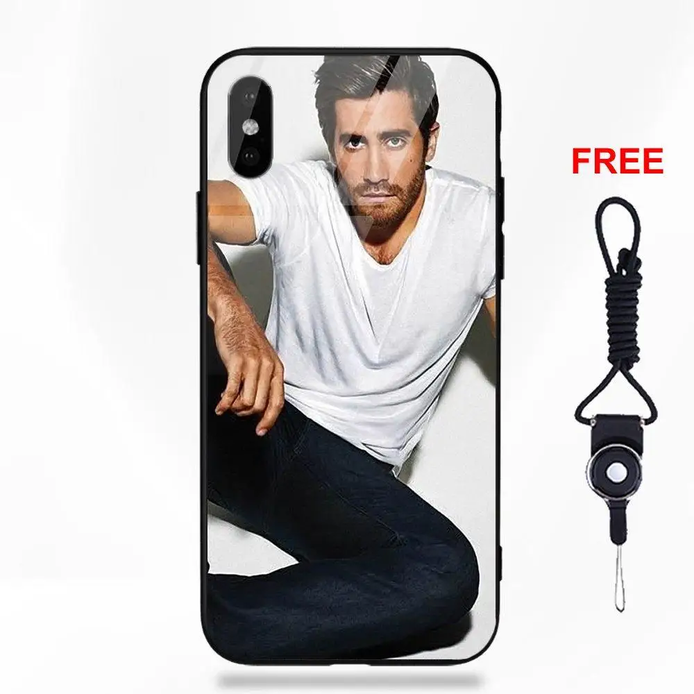 Soft TPU Frame Tempered Glass Mobile Case American Stars Jake Gyllenhaal For Apple iPhone X XS Max XR 5 5C 5S SE 6 6S 7 8 Plus | Мобильные