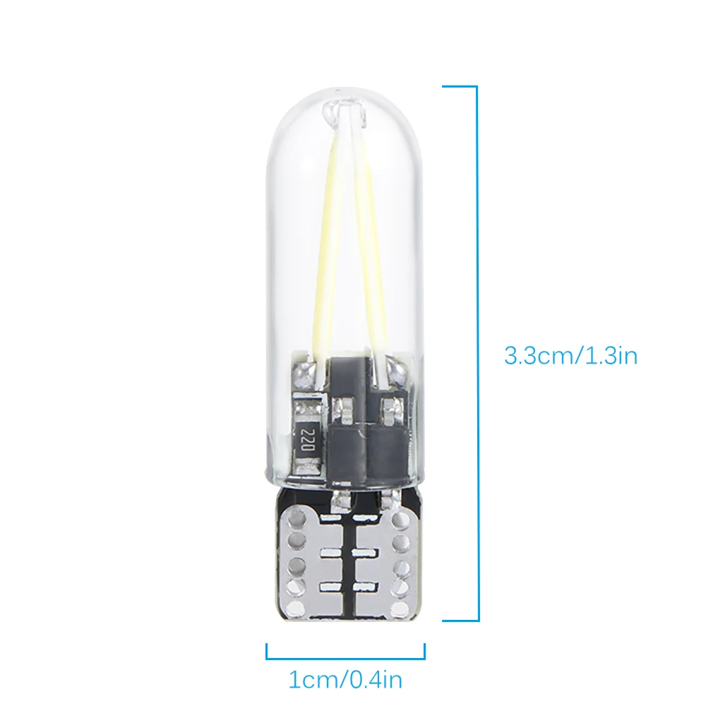COB 2 LED ширина автомобиля свет чтения лампы номерного знака Лампа T10 W5W 168 194