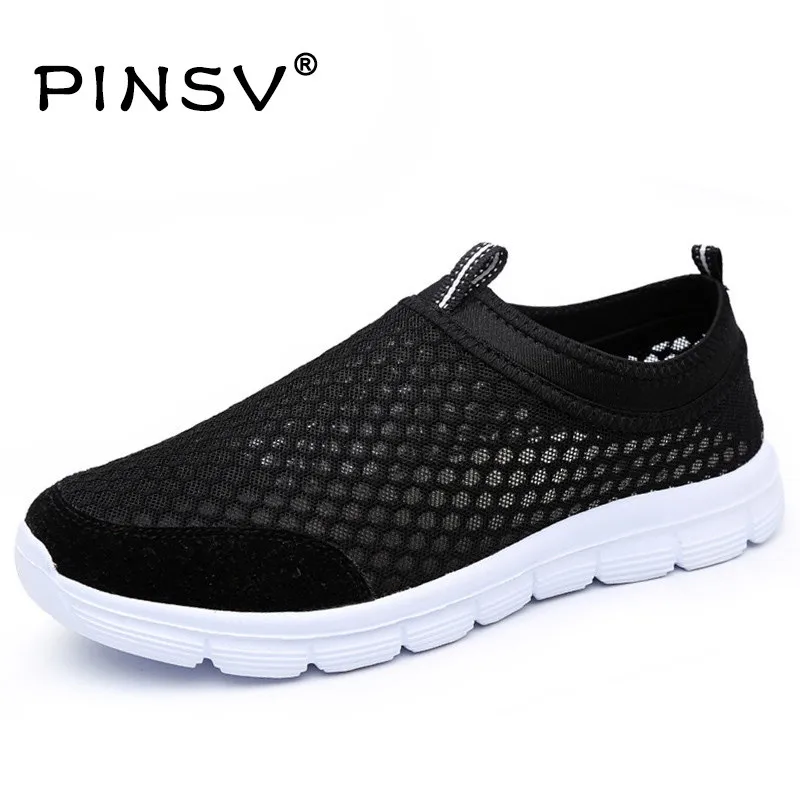 PINSV 6 Colors Summer Shoes Men Loafers Mesh Air Casual Black Mocassin Zapatos Hombre Chaussure Homme | Обувь