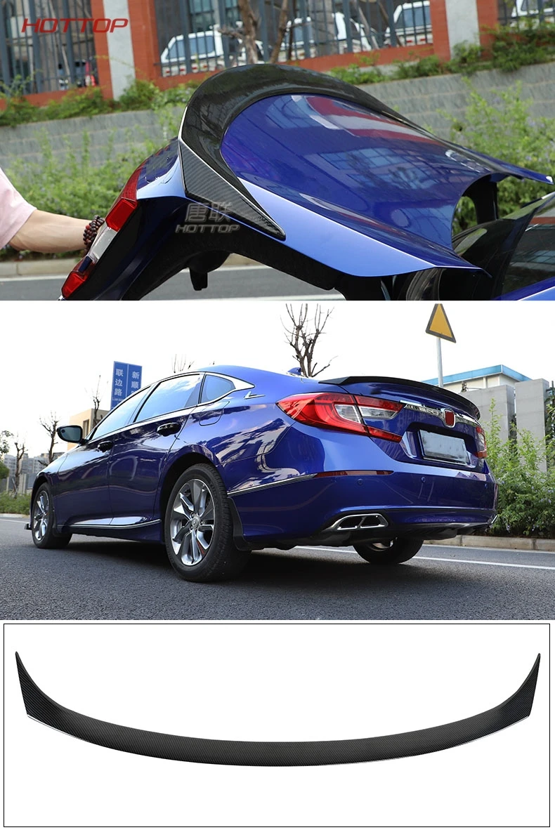 Краска заднего крыла багажника спойлер для 18 19 Honda Accord 10th