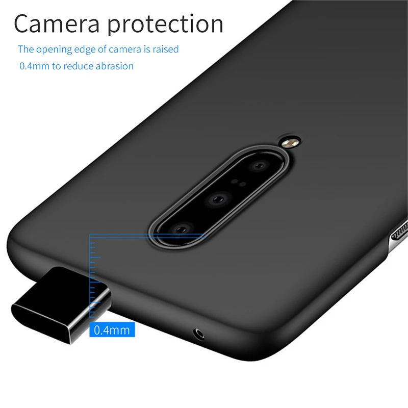 Чехол Alxun для Oneplus 7 Pro роскошный высококачественный Жесткий ПК тонкий матовый