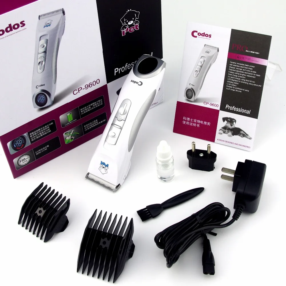 Триммер для собак Аккумуляторный с ЖК дисплеем CP9600|dog clippers|dog hair trimmercodos cp9600 |