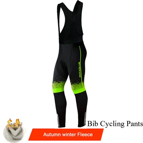 Cycling Bib Pants Phtxolue теплые штаны для велоспорта, брюки, Зимние Тепловые штаны для горного велосипеда, велосипедные колготки Coolmax 9D гелевые штаны для велоспорта - Цвет: Cycling Bib Pants