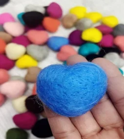 Сердце шерсть ручной работы DIY bebe фотографии реквизит аксессуары ремесла материалы аксессуары новорожденные фотографии реквизит - Цвет: 13