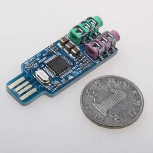 CM108 usb накопитель Бесплатная USB звуковая карта ноутбук внешняя модуль|Запасные