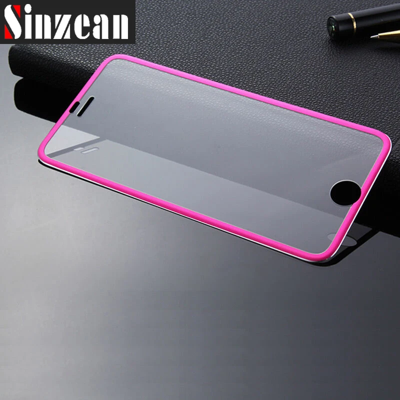 Sinzean 50 шт. для iphone 7/8/6/6S/5/5S 3D изогнутый полностью покрытый титановый сплав край