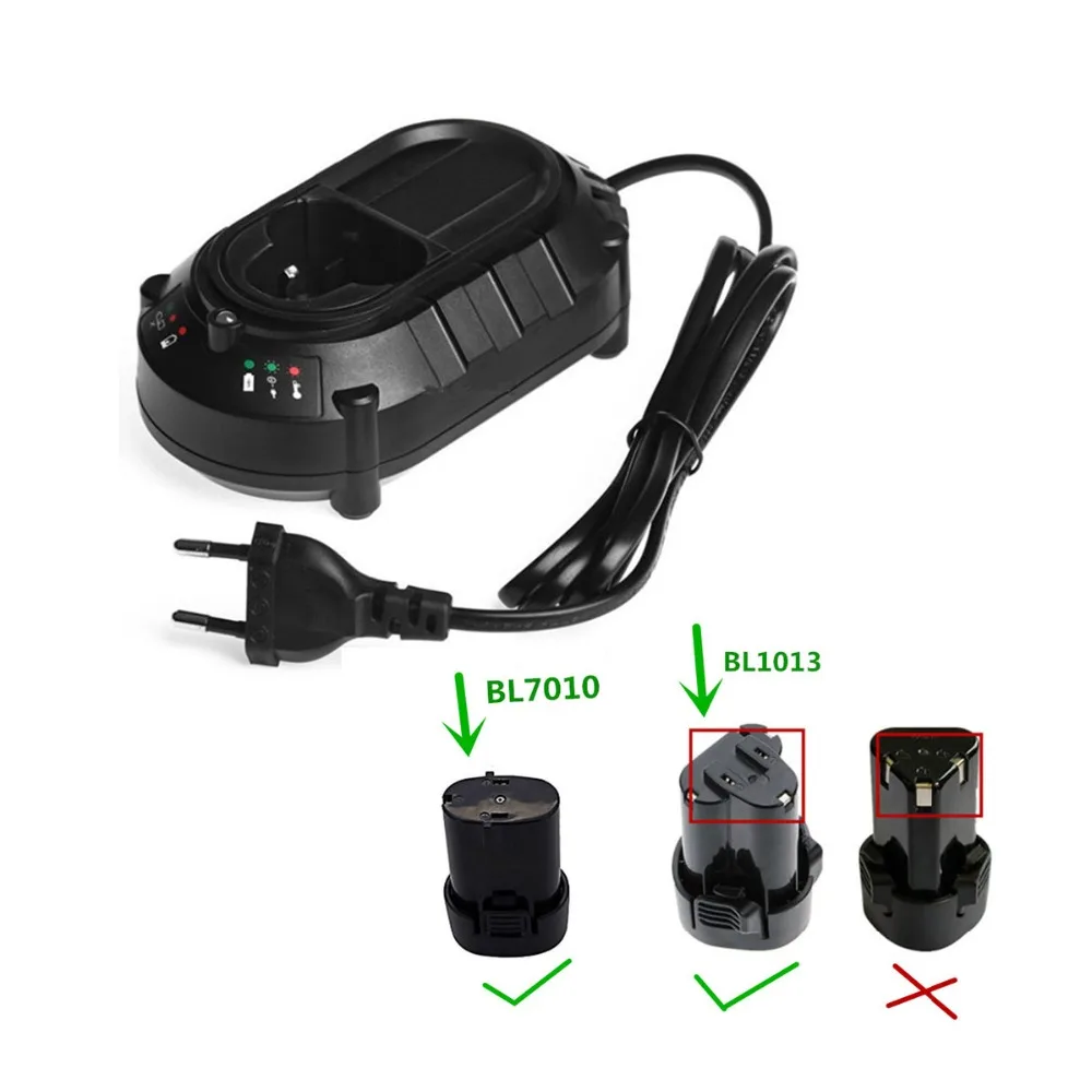 Зарядное устройство для MAKITA BL1013 BL1014 10,8 В литий-ионный аккумулятор DC10WA электрическая дрель шуруповерт Электроинструмент ЕС вилка высокого качества