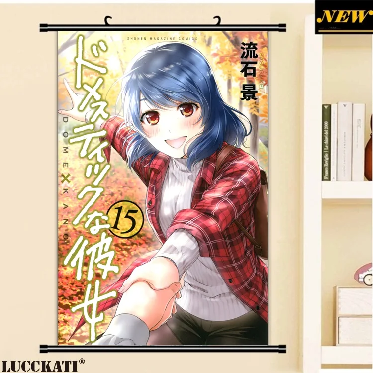 40X60 см домашний na Kanojo задница бюстгальтер грудь держать голый сексуальный лоли комотик мультфильм аниме Настенная картина плакат прокрутки холст живопись - Цвет: T