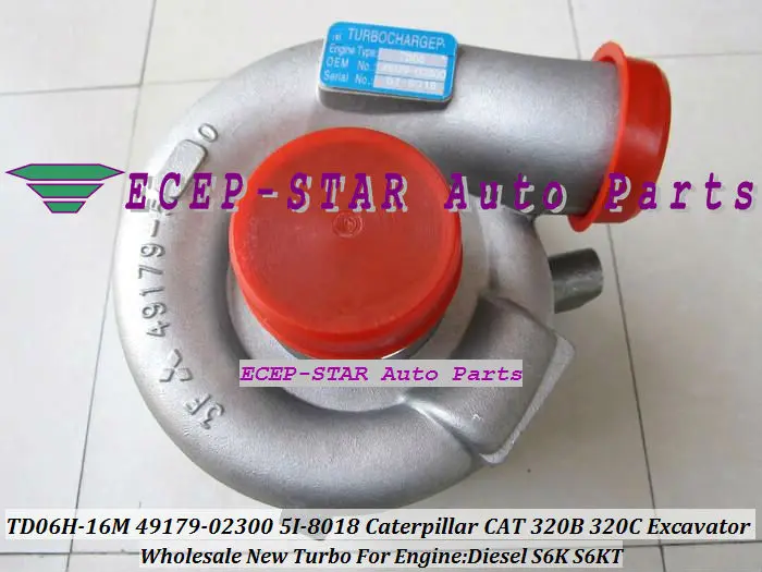 Бесплатная доставка TD06 TD06H-16M 49179-02300 49179-02260 5I-8018 Turbo для экскаватора Caterpillar CAT 320B 320C