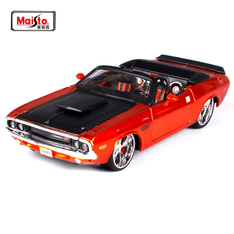 Maisto 1:24 1970 Dodge Challenger R/T трансформер литая под давлением модель автомобиля игрушка Новинка в коробке 31026