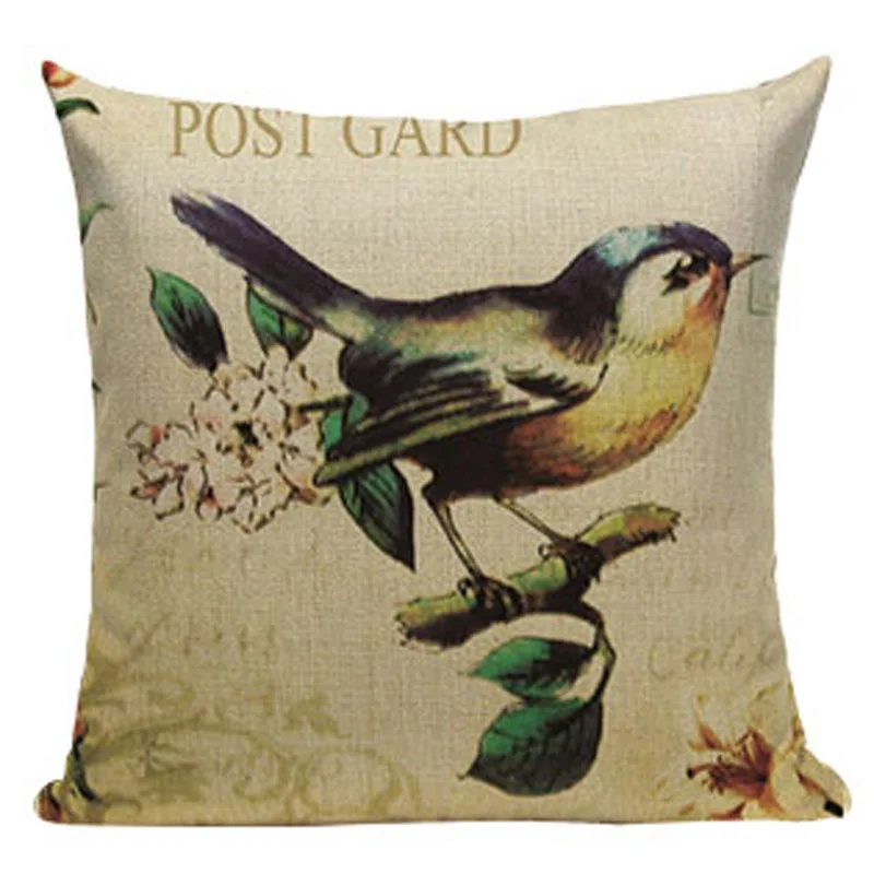 Винтажный декоративный чехол для диванов наволочка с животными подушки на заказ