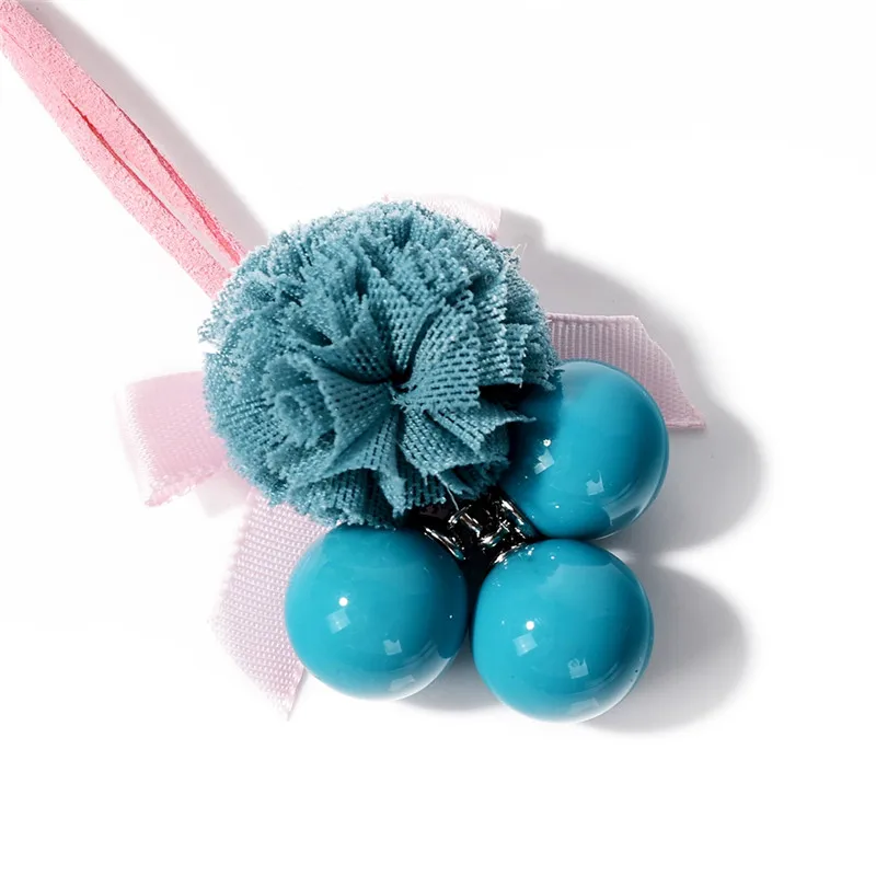 Модные подвески для девочек крупные Акриловые Бусины цветочное ожерелье