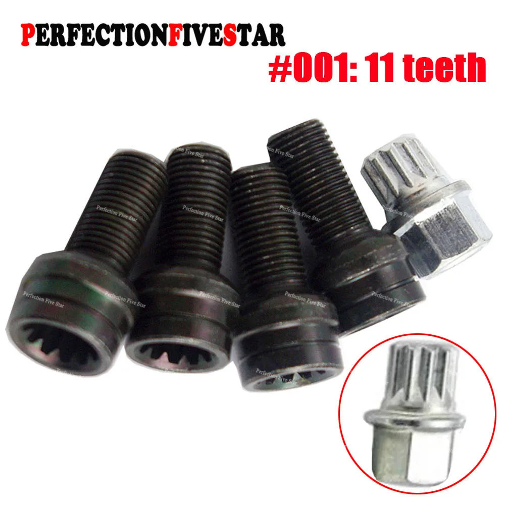 8D0601139F 001 11 зубцов для VW Golf Jetta Passat Audi A4 A6 A8 TT x5 набор противоугонных колес Болт