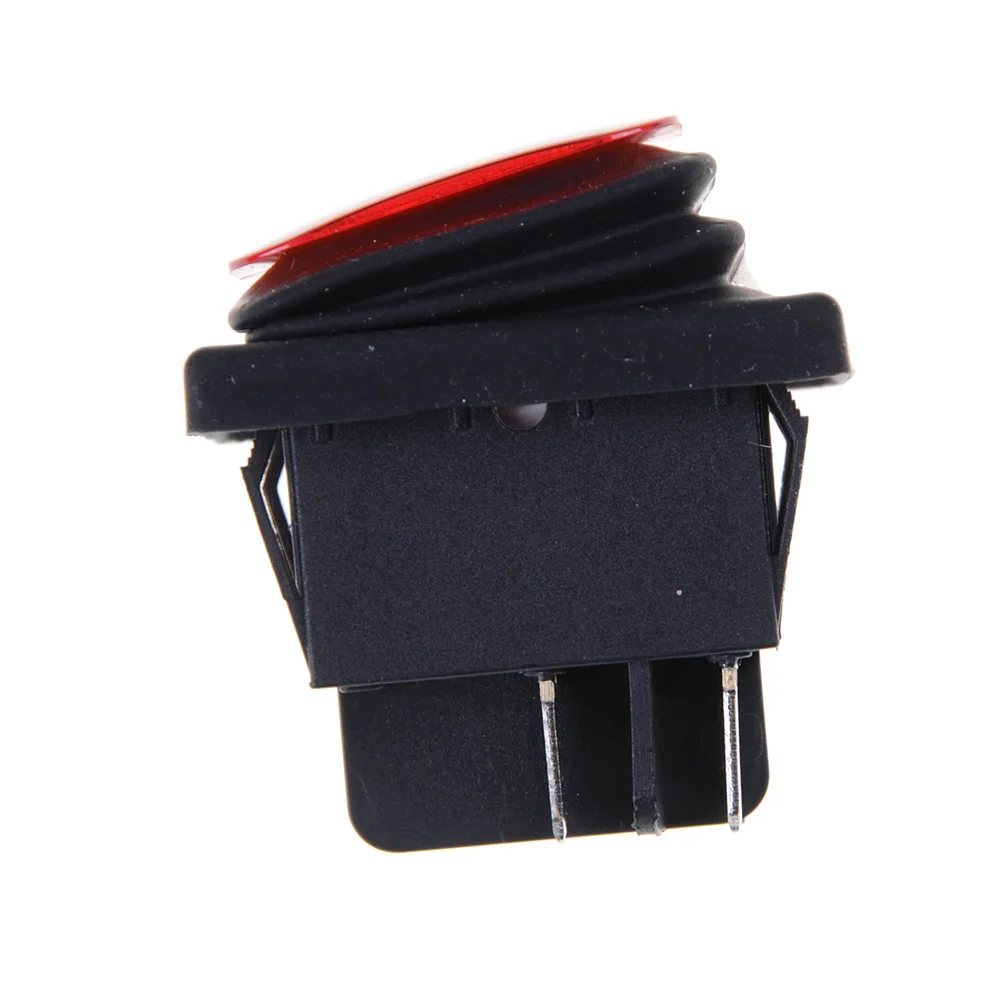 1 шт. красный 4Pin 2 положения AC250V/16A AC125V/20 AWaterproof защелкивающийся клавишный