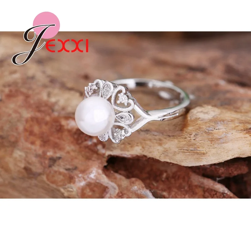 Женское кольцо из серебра 925 пробы с пресноводным жемчугом|wedding engagement ring|engagement rings
