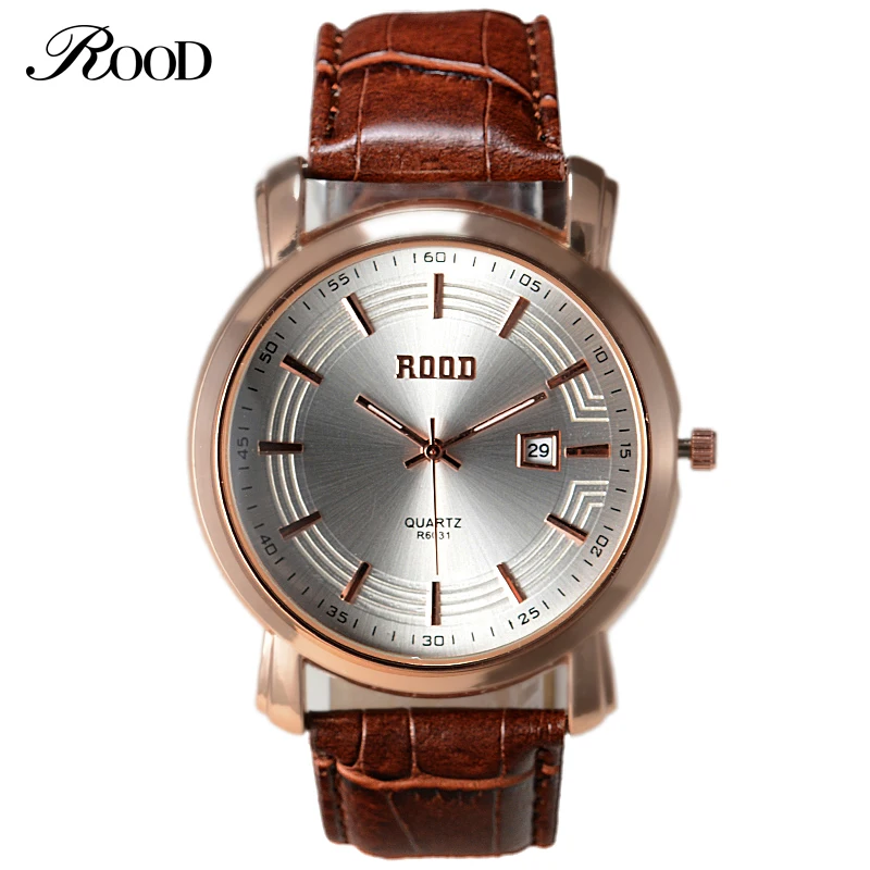 Модные Для мужчин кварцевые часы большой Уход за кожей лица Водонепроницаемый