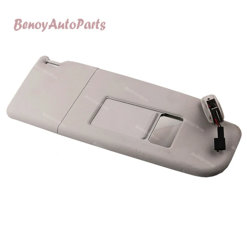 Серый солнцезащитный козырек левая сторона передняя для VW Beetle Golf Jetta MK4 Passat B5 Skoda 1998-2013 3B0857551AH 3B0 857 551 6X0857551