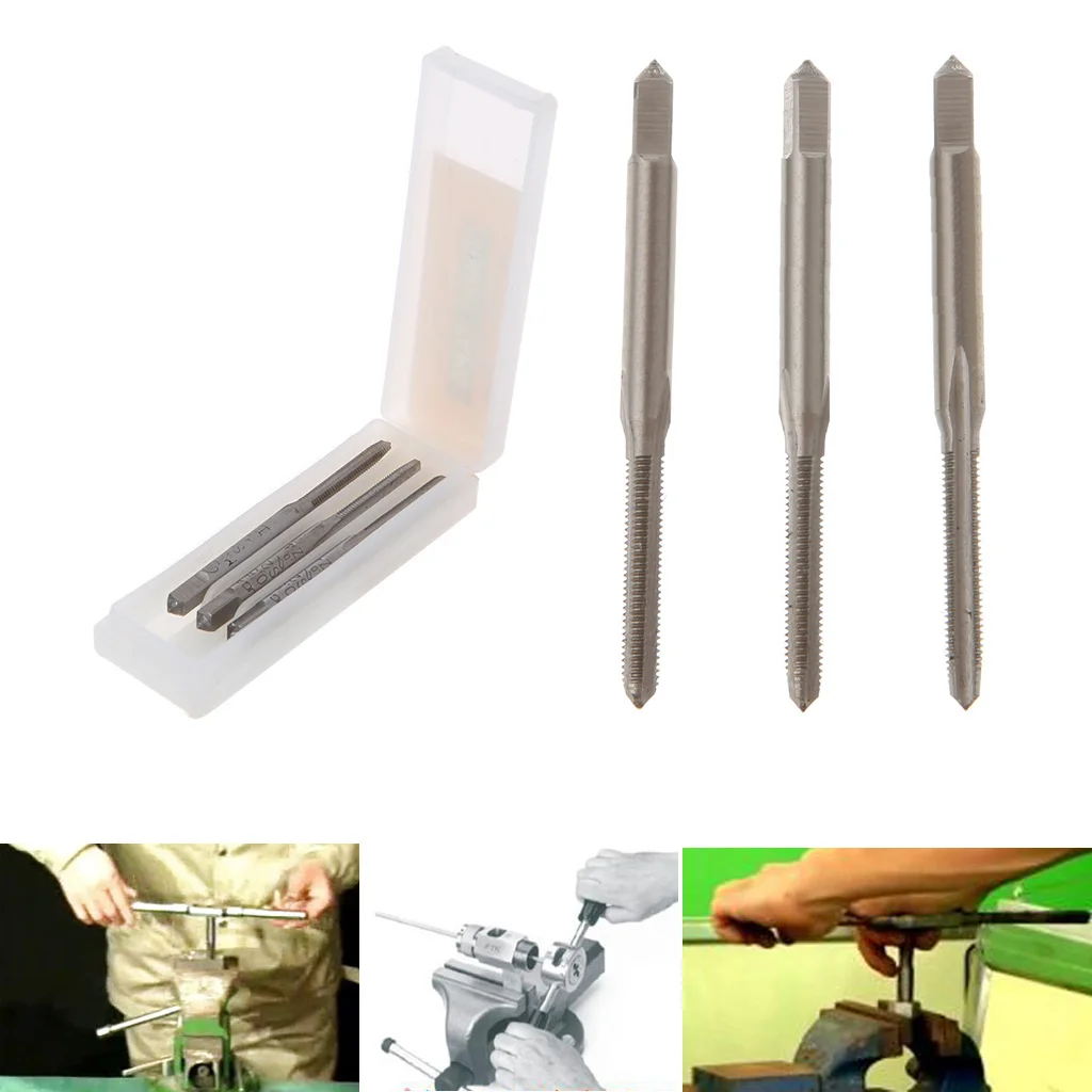 3 шт./компл. M3/M4/M5/M6 HSS машина ручной винт нитки метрической зажигания Нажмите