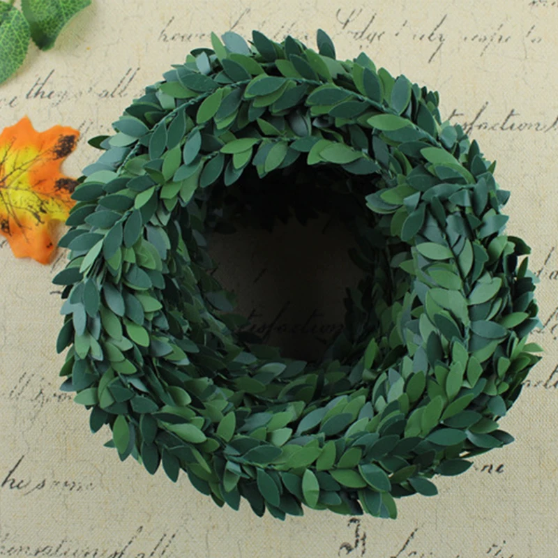 

7.5m Artificial Ivy Garland Foliage Green Leaves Simulated Vine for Wedding Party Decoration Ceremony DIY Home Headbands