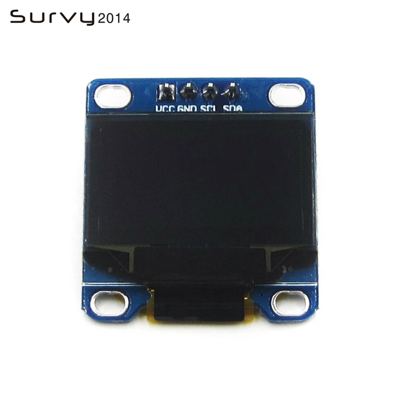 Последовательный белый OLED дисплей IIC 0 96 дюйма 128X64 I2C SSD1306 12864 плата с ЖК экраном GND