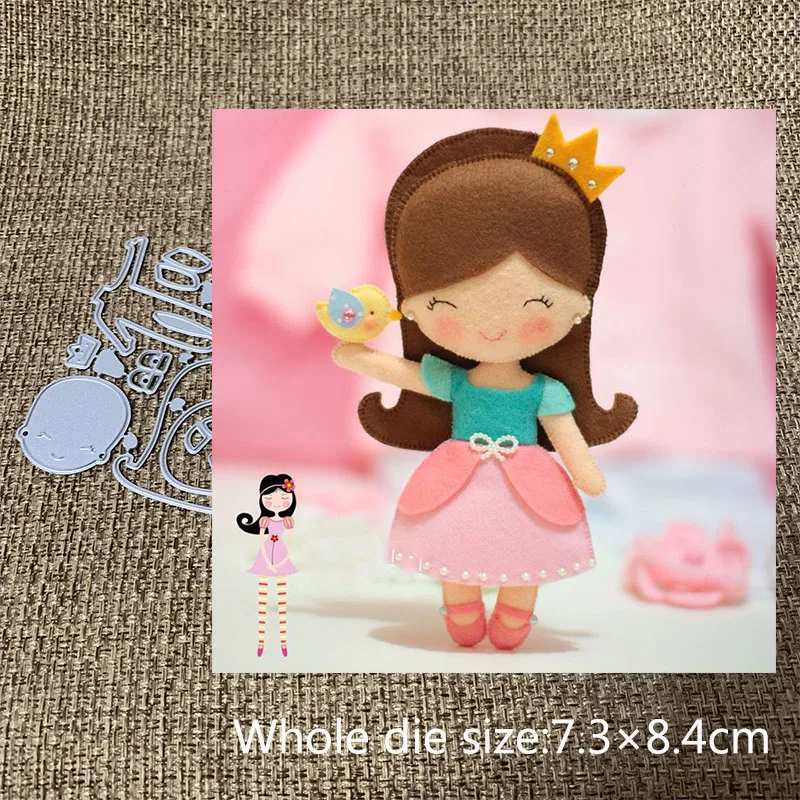 

XLDesign Craft Metal Cutting Dies cut die cute lovely girl Scrapbooking Paper Card Craft Album DIY Embossing Die Cuts