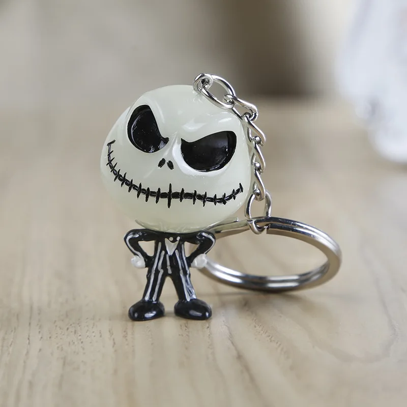 Новинка 2019 мультяшный брелок Eve Skull Jack люминесцентный вокальный кулон для ключей