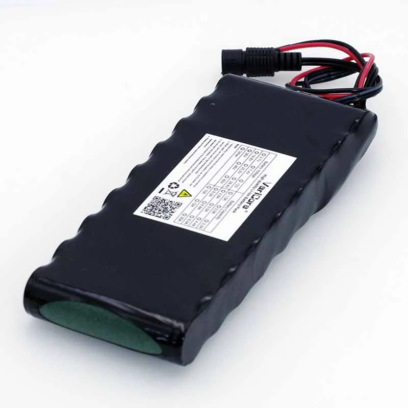 VariCore 12 v 9.8Ah 9800mAh 18650 Rechargeable Battery 12V Protection Board CCTV Monitor battery +12.6V 1A Charger | Электроника