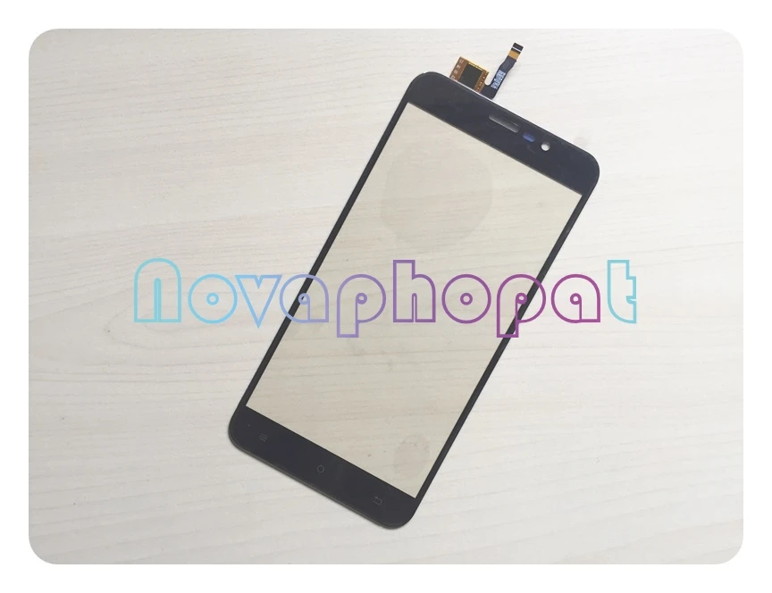 Novaphopat Black Touch Screen Digitizer Glass For Cubot Note S Sensor Replacement + Tracking | Мобильные телефоны и