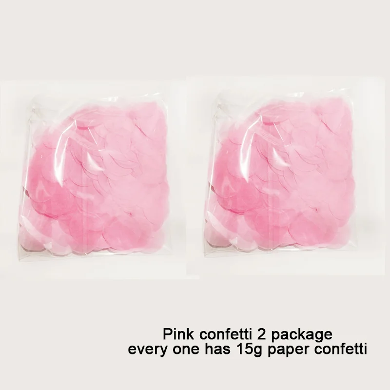Pink confetti 2 pcs 36 дюймов детское украшение душевой кабины черные воздушные шары сюрприз голубые розовые конфетти пол раскрывает вечерние украшения латексные гигантские Globos - Цвет: Pink confetti 2 pcs