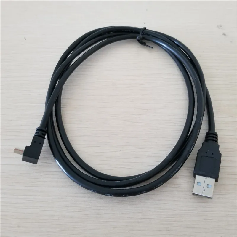 USB 2 0 тип А прямая головка к Micro 90 градусов вверх локоть кабель для передачи данных