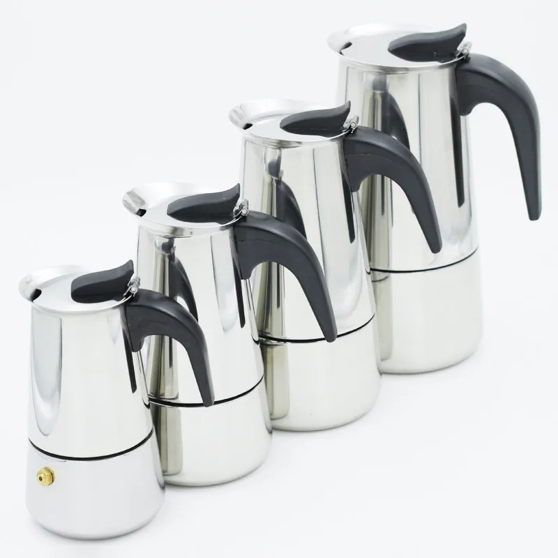 

Кофеварка для эспрессо Moka, устройство для приготовления кофе с фильтром для латте, котлов