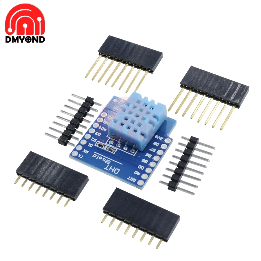 Для Wemos D1 Mini DHT11 цифровая одинарная шина датчик температуры и влажности Щит Модуль