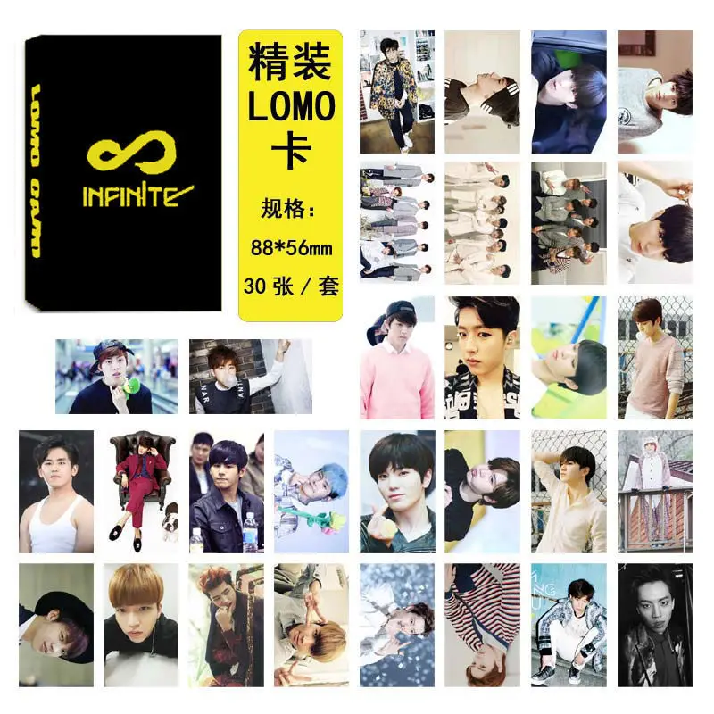 KPOP INFINITE H F Toheart Kim SungGyu альбом LOMO карта K POP Новая мода самостоятельно сделанная