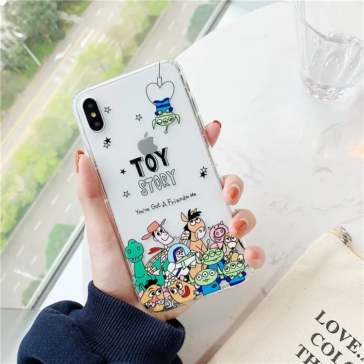 Милый чехол из мягкого ТПУ для iPhone XS MAX XR X 6 6S 7 8 Plus чехол для iPhone 11 Pro Max чехол