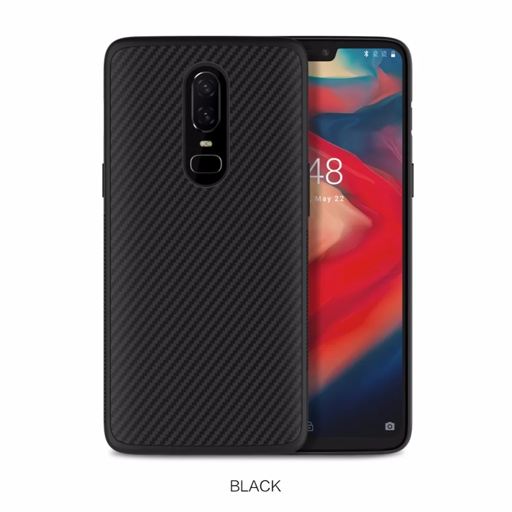 NILLKIN чехол для телефона из синтетического волокна для OnePlus 6 Жесткий чехол из углеродного волокна для One Plus 6/1+ 6